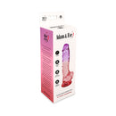 Adam & Eve Sunset Dreams Realistic Dildo 8.5 Inch packaging showcasing its ombré design and features.