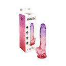 Adam & Eve Sunset Dreams Realistic Dildo 9.5 Inch with ombré finish and flexible design, in packaging.