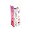 Adam & Eve Sunset Dreams Realistic Dildo 9.5 Inch packaging featuring colorful design and product details.