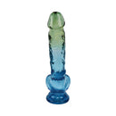 Adam & Eve Seaside Dreams 9.5 Inch Realistic Dildo featuring a blue and green ombré finish.