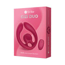 SVibe Snail GIZI Duo Couples Stimulator Burgundy packaging with a sensual, ergonomic design for dual pleasure.