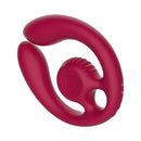 SVibe Snail GIZI Duo Couples Stimulator Burgundy, a dual couples toy designed for synchronized sensations.
