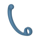 SVibe Snail AXI Spot Wand Blue Lagoon in a sleek blue design, showcasing its innovative shape and smooth texture.