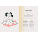 Illustration of Yab-Yum position from The Sex Position Playbook 69 Positions Hardcover Book, depicting intimacy and connection.