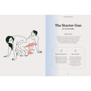 Illustration from The Sex Position Playbook 69 Positions Hardcover Book showing the Starter Gun position.