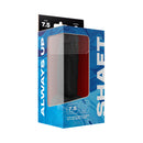 Shaft Model C 7.5 Inch Dong With Balls Black product packaging showcasing sleek design and size.