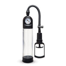 Me You Us Gauge It Penis Pump Clear is a vacuum enhancement pump with a transparent chamber and built-in gauge.