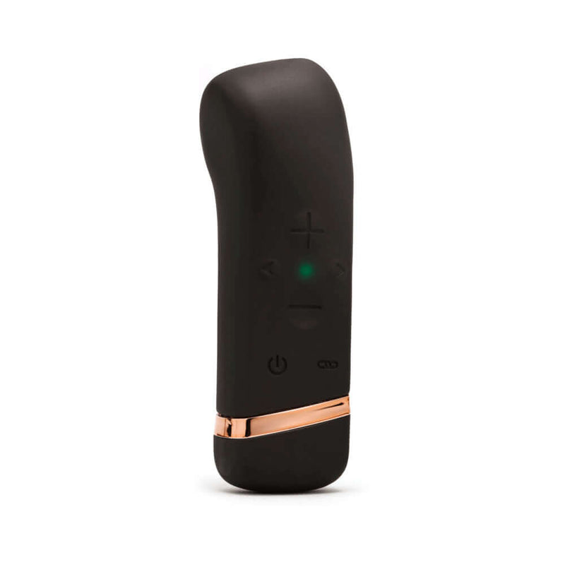 Handy The Oh Vibrator Black, innovative smart vibrator with ResoTouch technology for audio-responsive pleasure.