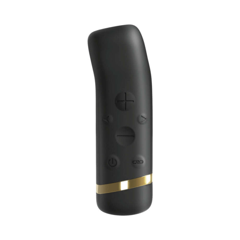 Handy The Oh Vibrator Black, a smart vibrator with ResoTouch technology and responsive controls.