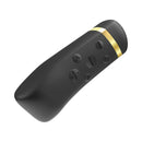 Handy The Oh Vibrator Black showing its sleek design and responsive controls for innovative pleasure experiences.