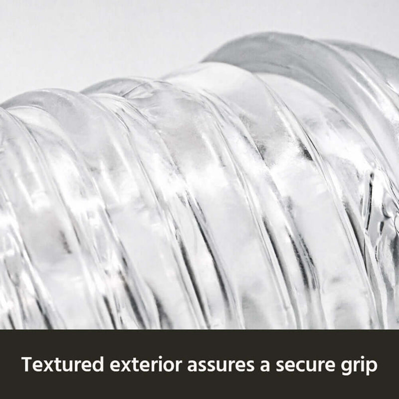 The Handy Dream Collection Touch Sleeve with a textured exterior for a secure grip and enhanced stimulation.