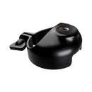The Handy Handsfree Cup shown from the side, a black mounting accessory for hands-free device stabilization.