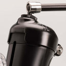 Close-up of The Handy Handsfree Cup accessory with a mounting connector for hands-free use.