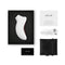 LELO SONA 3 Clitoral Stimulator Cream in packaging with accessories, including charger and user guide.