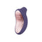 LELO SONA 3 Clitoral Stimulator Purple side view showing ergonomic design and soft silicone material.