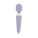 Adam & Eve Flexi Lexi Wand Massager Lavender with flexible head and slim silicone handle.