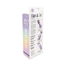 Adam & Eve Flexi Lexi Wand Massager Lavender packaging showcasing features and design.