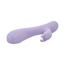 Adam & Eve Tickle Me Softly Soft Flexible Rabbit Vibe, soft silicone dual-stimulation vibrator.