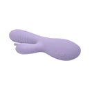 Adam & Eve Tickle Me Softly Soft Flexible Rabbit Vibe in soft purple silicone for body-hugging pleasure.