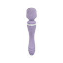 Adam & Eve Wand & Done Dual Ended Wand Vibrator in purple, designed for versatile pleasure and massage.