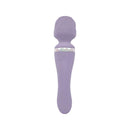 Adam & Eve Wand & Done Dual Ended Wand Vibrator in sleek purple design for versatile pleasure and relaxation.