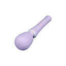 Adam & Eve Wanda Lust Powerful Wand Massager in soft purple silicone with ergonomic design.