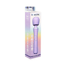 Packaging of the Adam & Eve Wanda Lust Powerful Wand Massager featuring its sleek design and key features.