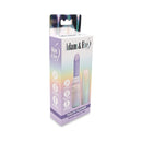 Packaging of Adam & Eve Pouty Pucker Lipstick Vibe personal massager with vibrant colors and discreet design.