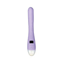 Adam & Eve Finger Wag G-Spot Vibrator Light Purple features a soft, curved head for targeted stimulation.