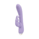 Adam & Eve Waving Wabbit Rabbit Vibrator Light Purple, a silicone dual-action vibrator for pleasure.