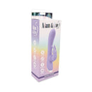 Adam & Eve Waving Wabbit Rabbit Vibrator Light Purple packaging featuring dual-action functionality and soft silicone.