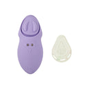 Adam & Eve Pleasure Panties Remote Panty Vibrator in lavender with remote, perfect for discreet pleasure.
