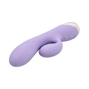 Adam & Eve Bunny Blow Up Inflatable Rabbit Vibrator in soft purple color with dual motors and customizable fullness.