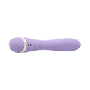 Adam & Eve Bunny Blow Up Inflatable Rabbit Vibrator in lavender color with buttons for customizable settings.