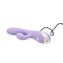 Adam & Eve Bunny Blow Up Inflatable Rabbit Vibrator with customizable fullness and dual motors for varied sensations.