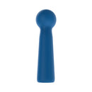Luv Inc Lo34 Luv Orb Mini Wand Vibrator Blue featuring a sleek design with a round head for targeted vibrations.