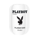 Playboy Pleasures 70th Anniversary Egg Stroker in compact design with iconic Playboy branding.