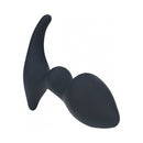 Levelz Double Ripple Silicone Prostate Massager Black showcasing its sleek design for targeted stimulation.