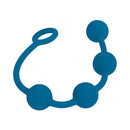 Levelz Round Silicone Anal Balls Medium 30mm Teal for deeper sensation and satisfying stretch.
