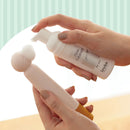 Tenga Iroha Item Cleaner for Silicone Toys being applied to a silicone toy.