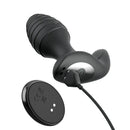 Anal Fantasy Elite Gyro Milk Pro Black with textured plug and remote control for prostate stimulation.
