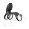 Fantasy C Ringz Ultimate Couples Cage Pro Black with dual motors for enhanced pleasure and endurance.