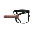 Fantasy X Tensions Elite Silicone Hollow Strap On 9 inches with adjustable strap for comfortable wear.
