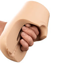 PDX Plus Pussy Pounder Squeeze Stroker Light held in hand, showcasing its realistic design and soft texture.