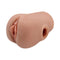 PDX Plus Pussy Pounder Squeeze Stroker Brown showing lifelike detail and realistic textures.