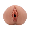 PDX Plus Pussy Pounder Squeeze Stroker Brown with lifelike detail and realistic texture.