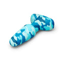 b-Vibe Rimming 2 Vibrating & Rotating Plug Camo in blue camouflage design, showcasing innovative texture and shape.