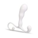 b-Vibe P-Spot Slim White designed for comfortable hands-free internal stimulation with an ergonomic shape.