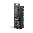 b-Vibe Vibrating Silicone Fisting Dildo packaging showcasing its lifelike hand shape and features on a black background.