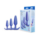 b-Vibe Butties Beginner Booty Bundle - a set of three body-safe silicone plugs in different sizes.